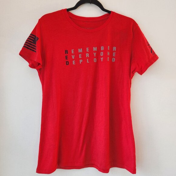 Grunt Style Red Shirt Military Police Tactical Deployed Graphic Tee Men's 2X - Picture 2 of 8